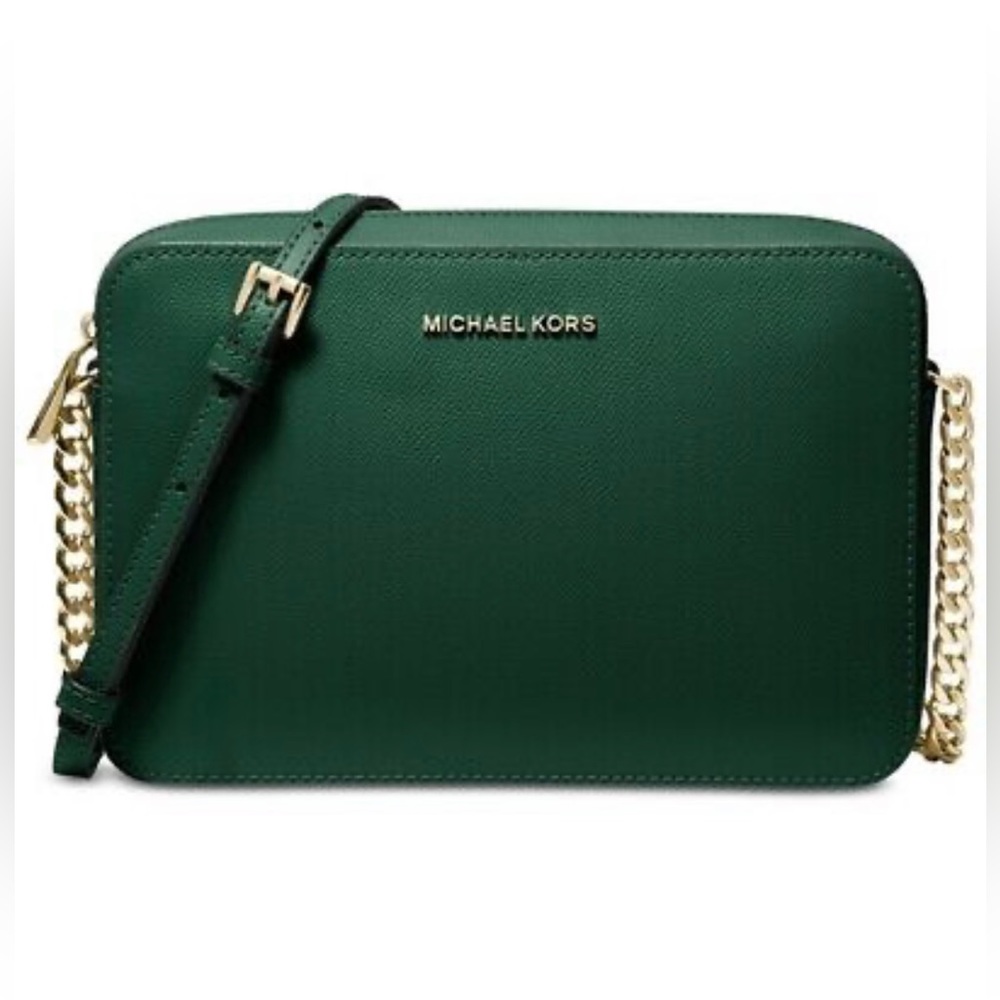 NWOT Michael Kors Jet Set Saffiano Crossbody Bag